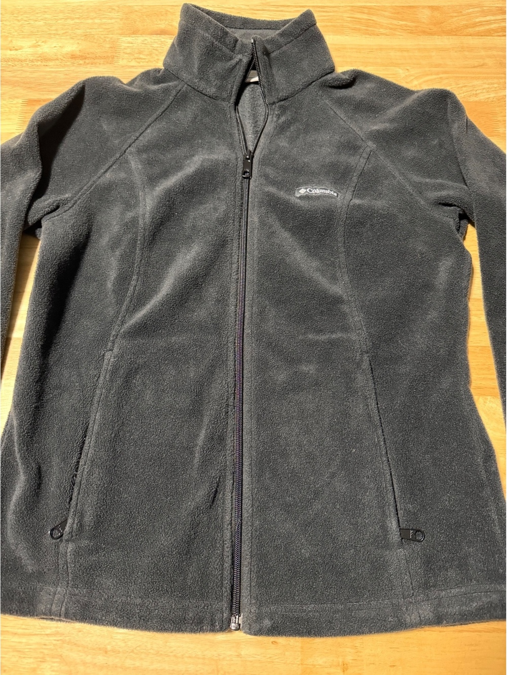 Columbia Women’s Medium Benton Springs Black Full Zip Fleece Jacket WL6439